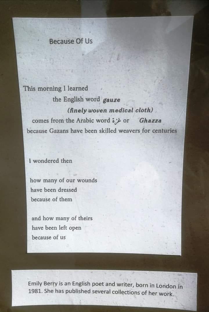 Poem - Because of us by Emily Berty